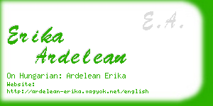 erika ardelean business card